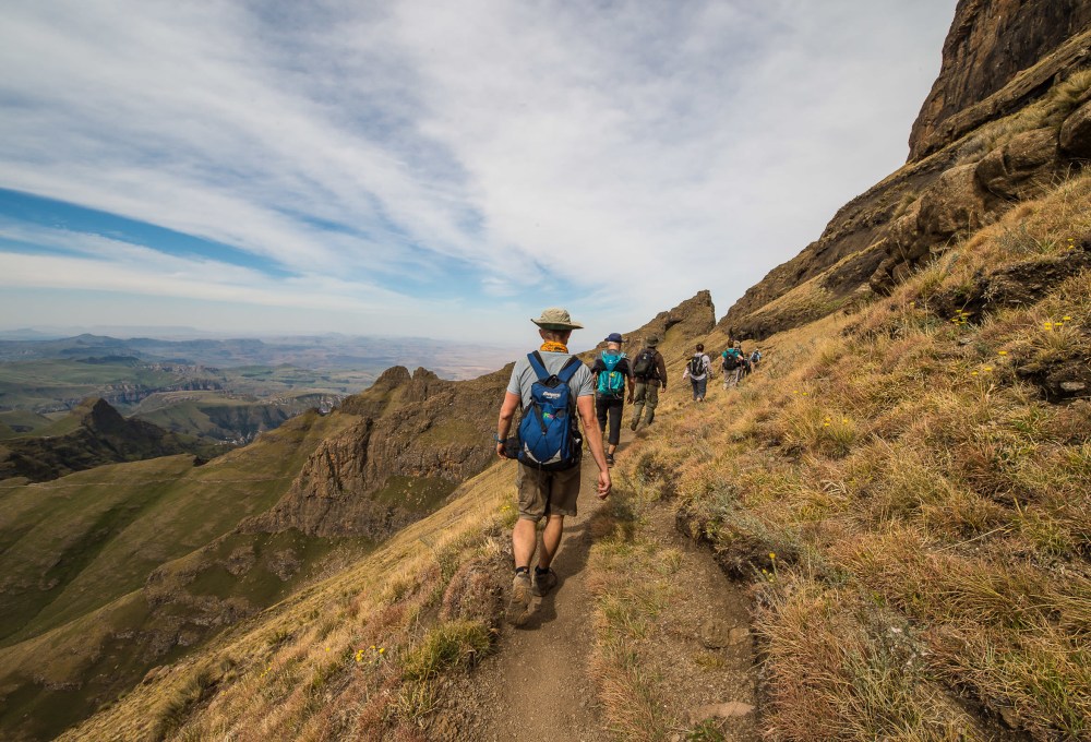 Wandern oder Reiten in den Drakensberge